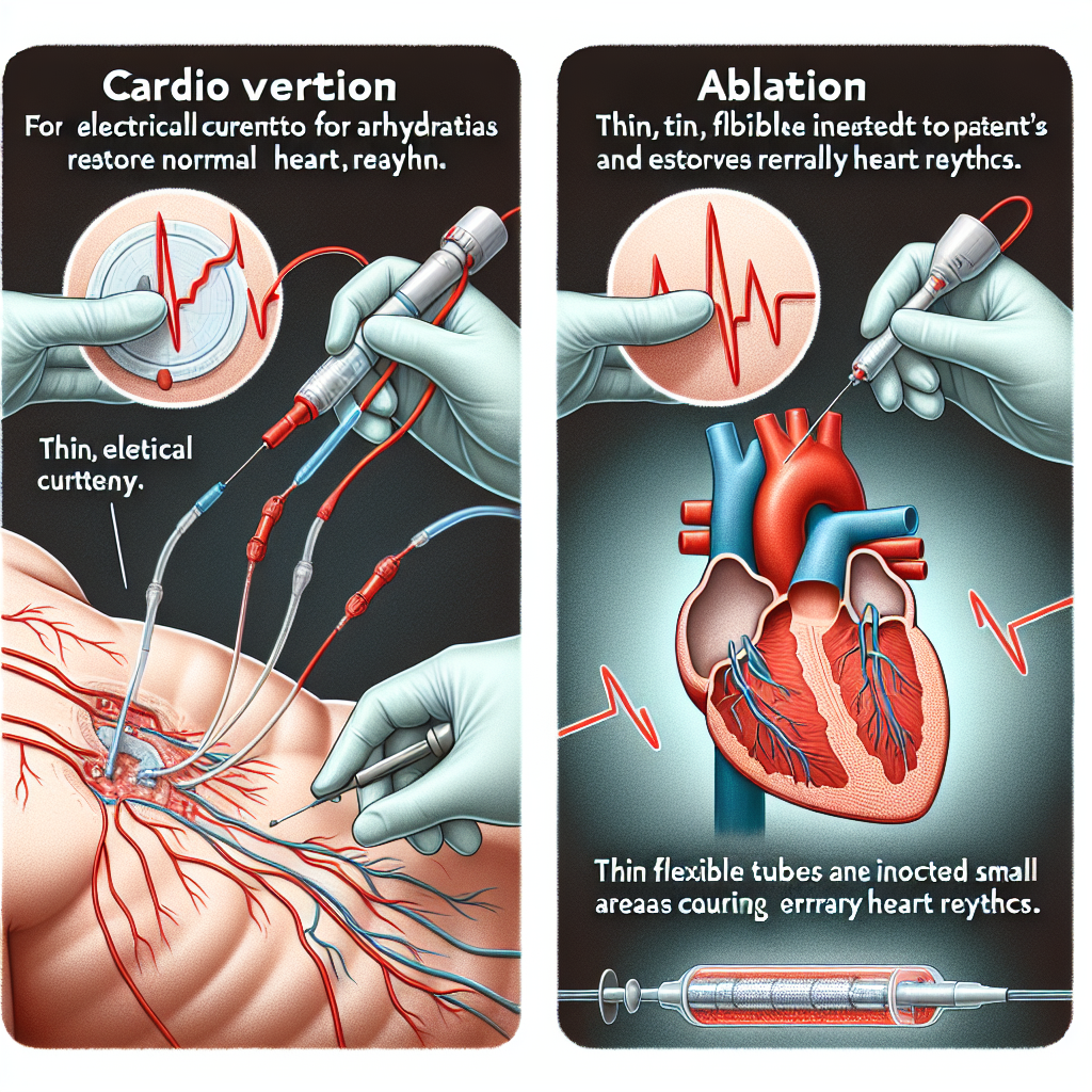 Kardiowersja a ablacja – co warto wiedzieć o leczeniu arytmii?