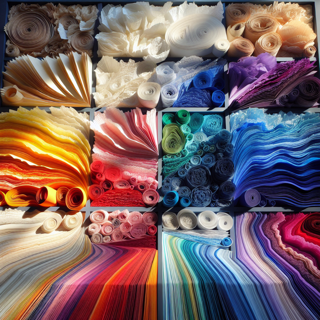 Krepina a bibuła – jakie są różnice w zastosowaniu tych materiałów?